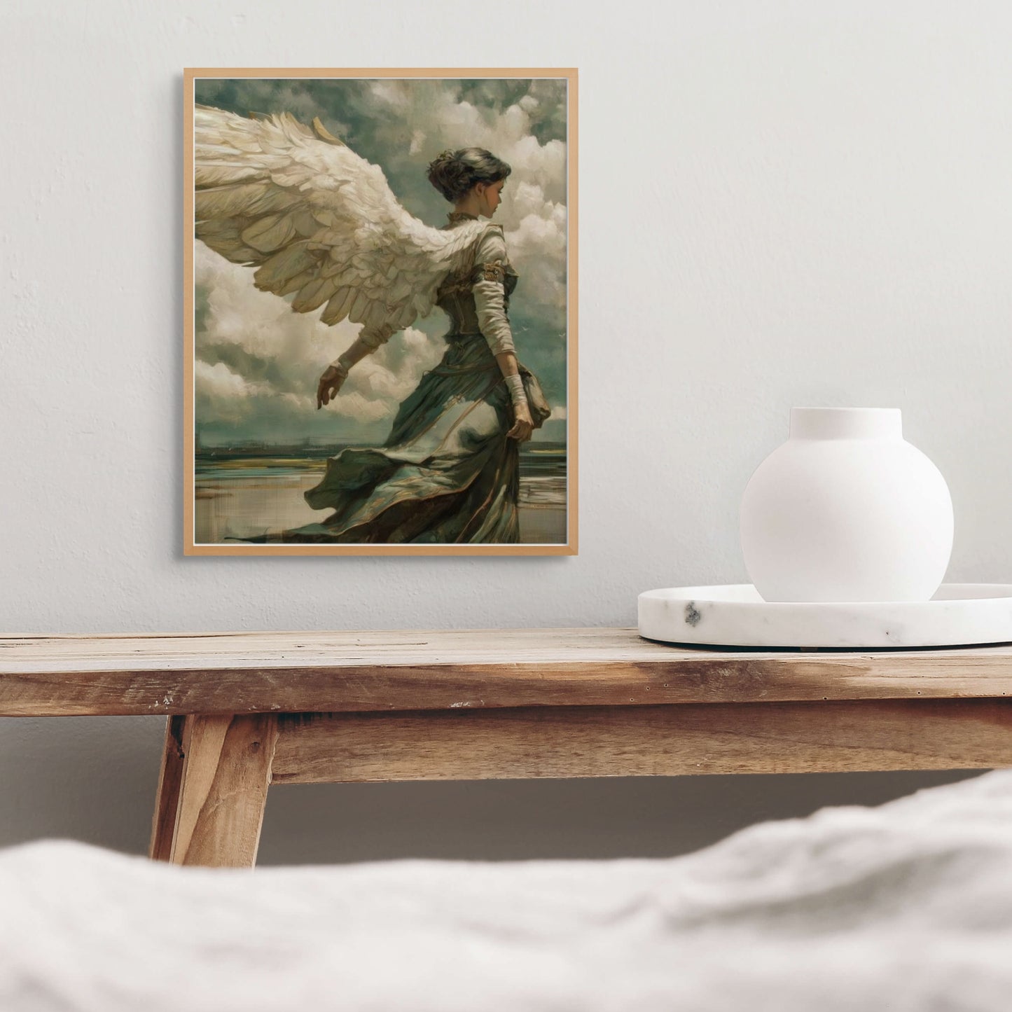 Heavenly Grace Ethereal Angel Wall Art | Fine Art Print