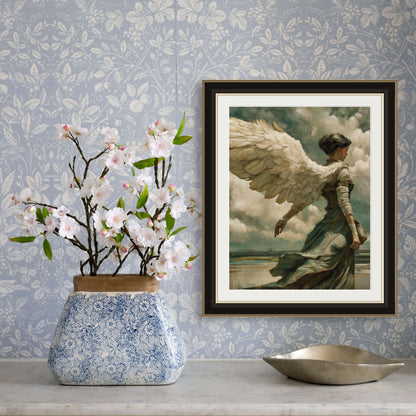 Heavenly Grace Ethereal Angel Wall Art | Fine Art Print