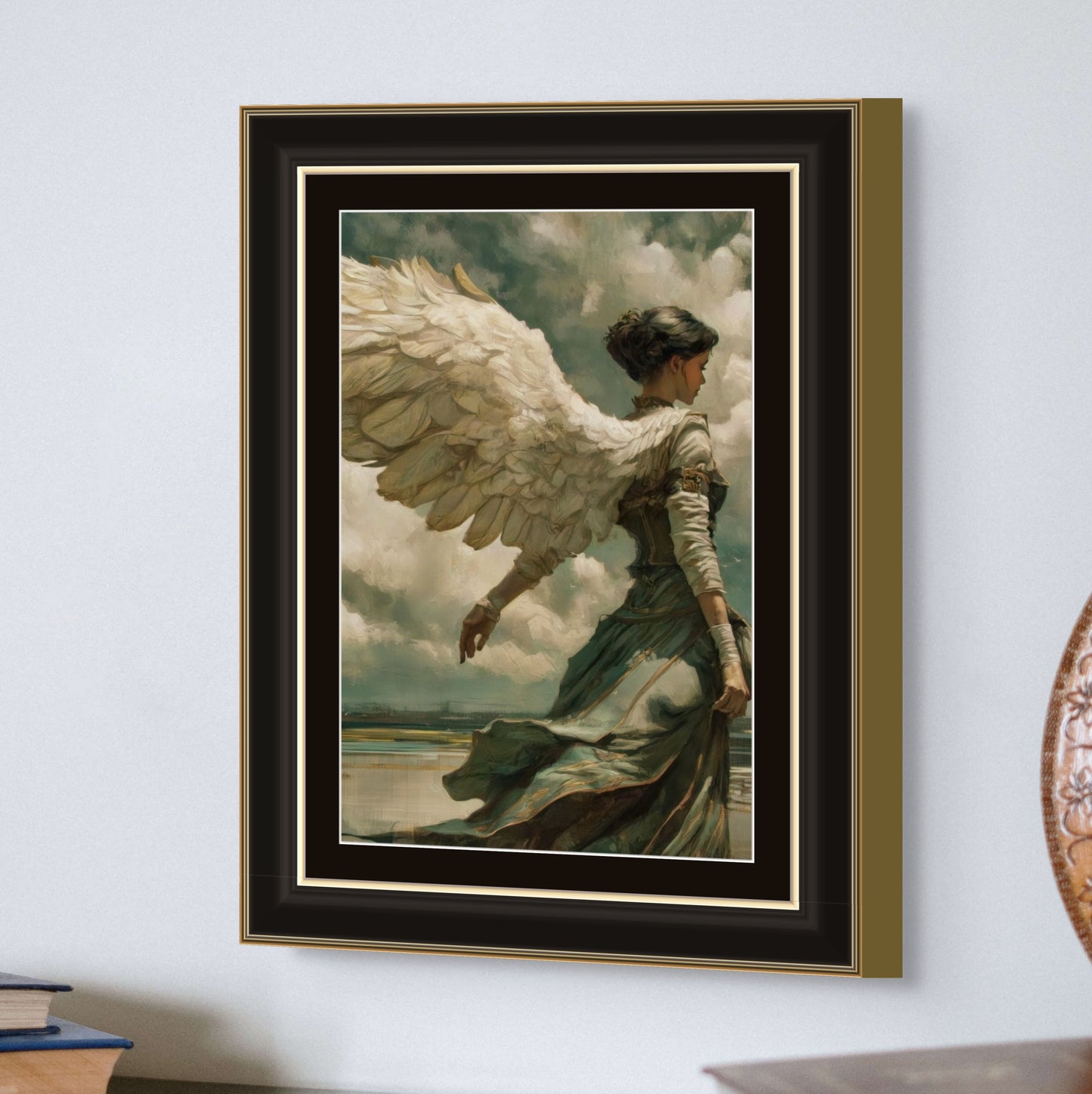 Heavenly Grace Ethereal Angel Wall Art | Fine Art Print