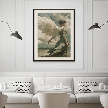 Heavenly Grace Ethereal Angel Wall Art | Fine Art Print