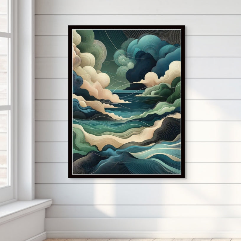 Ocean Storm | Abstract and Nature Inspired | Fine Art Print