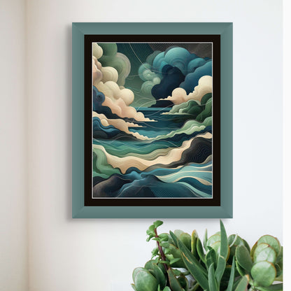 Ocean Storm | Abstract and Nature Inspired | Fine Art Print