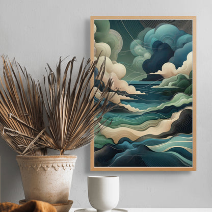 Ocean Storm | Abstract and Nature Inspired | Fine Art Print