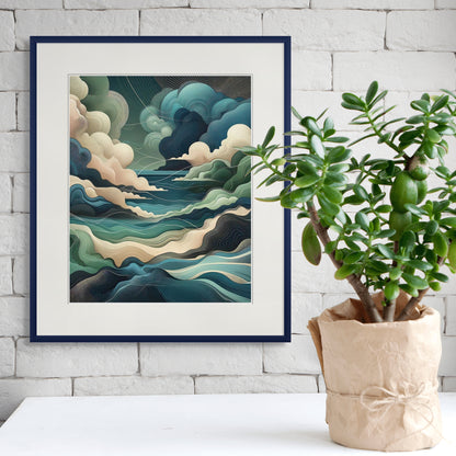 Ocean Storm | Abstract and Nature Inspired | Fine Art Print