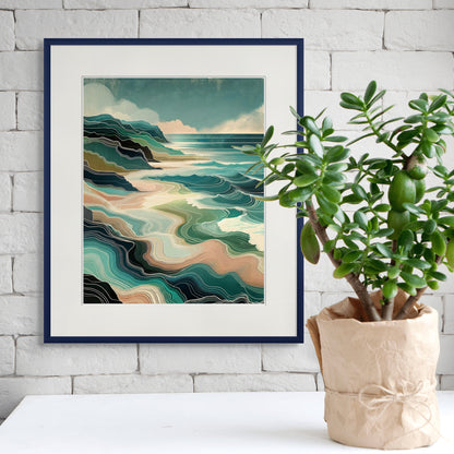 Ocean Calm | Abstract and Nature Inspired Wall Art | Fine Art Print